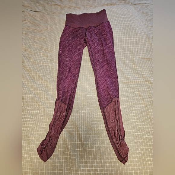 lululemon athletica Pants - lululemon athletica Maroon/Purple High-Waist Leggings